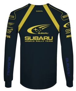 Hoodie Subaru World Rally Sweater Subaru World Rally Team, Pirelli, Motul, Sparco, Subaru Racing Uniform