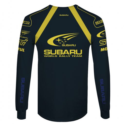 Hoodie Subaru World Rally Sweater Subaru World Rally Team, Pirelli, Motul, Sparco, Subaru Racing Uniform