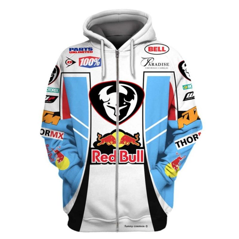 Hoodie Thor Red Bull Ktm Sweater Mxgp, Motocross, Thor Red Bull Ktm, Motorex, Bell Personalized Hoodie