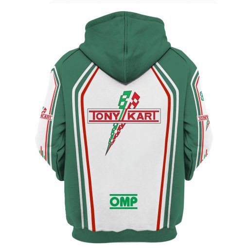 Hoodie Tony Kart, Go Kart, Karting Sweater Tony Kart 2016, Omp Racing Uniform