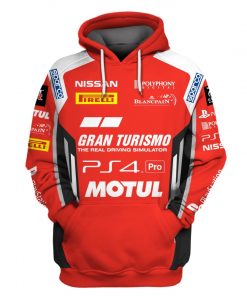 Lucas Ordonez, Hoodie Gt Sport Motul Sweater Blancpain Gt Series, Gran Turismo Sport, Nissan, Polyphony Digital, Pirelli, Ps4 Pro Racing Uniform