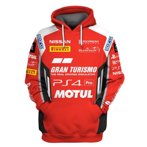 Lucas Ordonez, Hoodie Gt Sport Motul Sweater Blancpain Gt Series, Gran Turismo Sport, Nissan, Polyphony Digital, Pirelli, Ps4 Pro Racing Uniform