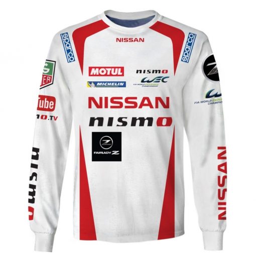 Lucas Ordonez Hoodie Nissan Nismo Sweater Nissan Academy, Nissan Nismo, Motul, Michelin, Fia, World Endurance Championship, Fairlady, Sparco, Tag Heuer Racing Uniform