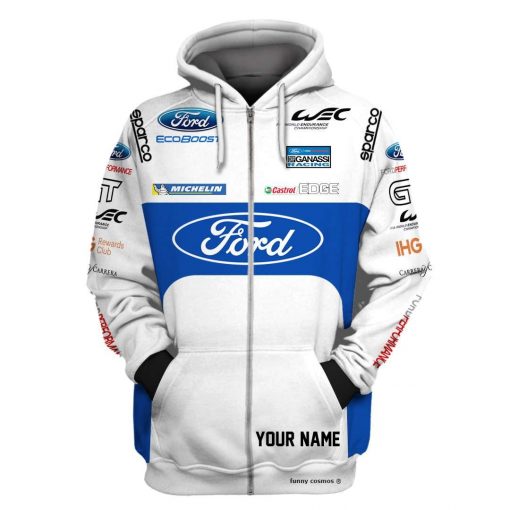 Marino Franchitti Hoodie Ford Gt Sweater Ford, Ecoboost, Castrol Edeg, Sparco, Ford Performance, Ganassi Racing Personalized Hoodie