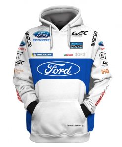 Marino Franchitti Hoodie Ford Gt Sweater Ford, Ecoboost, Castrol Edeg, Sparco, Ford Performance, Ganassi Racing Racing Uniform