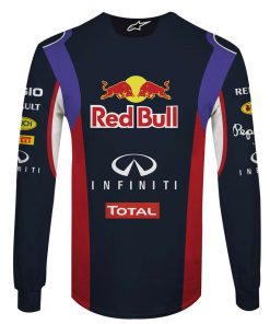 Mark Webber, Sebastian Velvet Hoodie Red Bull Infiniti F1 Sweater Infiniti, Red Bull, Pepe Fames London, Total, Geox, Rauch Racing Uniform