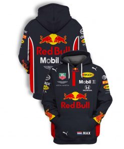 Max Verstappen 2021 F1 Wins Hoodie Aston Martin Sweater Tag Heuer, Red Bull, Mobil 1, Honda, Aston Martin