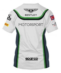 Maxime Soulet Hoodie Bentley Team M-Sport Sweater Blancpain Gt Series, Bentley Motorsport, Naim, Mobil 1, Pirelli, Princess, Sparco Racing Uniform
