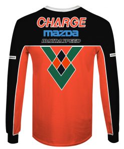 Pierre Dieudonne Hoodie Mazda Sweater Mazda Charge Ngk, Dunlop, Mazdaspeed, Playsure Club, Pierre Dieudonne, Shoei Racing Uniform