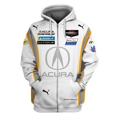 Ricky Taylor Hoodie Team Penske Sweater Acura, Michelin, Els Studio 3D, Imsa Weathertech Sportscar Championship, Endurance Cup, Pennzoil Racing Uniform
