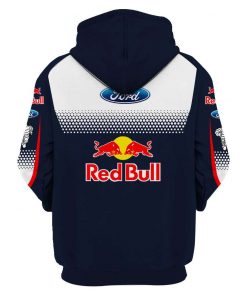 Sebastien Ogier Hoodie Ford Fiesta Red Bull Sweater World Rallye Championship, Monte Carlo, Personalized Hoodie