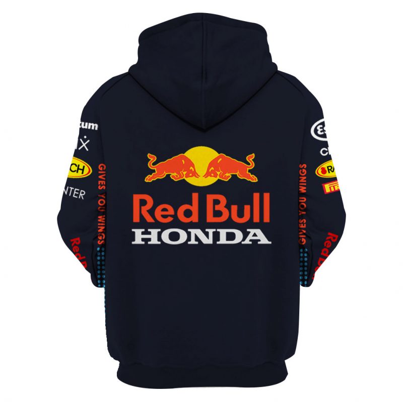 Sergio Perez Hoodie Red Bull F1 Sweater Checo , Red Bull, Mobil 1, Tag Heuer, Honda Racing Uniform
