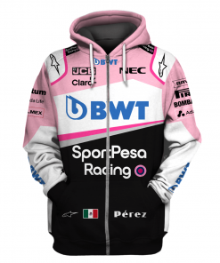 Sergio Perez Hoodie Aston Martin F1 Sweater Bwt, Sportpesa Racing, Perez Racing Uniform