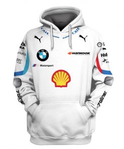 Sheldon Van Der Linde Hoodie Bmw Team Rbm Sweater 2019 Deutsche Tourenwagen Masters, Shell, Hankook Driving Emotion, Bmw Motorsport Racing Uniform