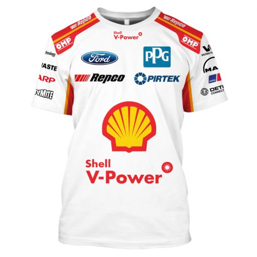 Tim Slade Hoodie Shell V-Power, Djr Penske, Sweater Dash Racegear , Omp, Ford, Shell V-Power, Repco, Ppg, Pirtek Racing Uniform