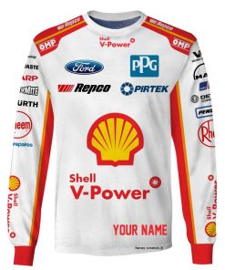 Tim Slade Hoodie Shell V-Power Sweater Repco, Shell V-Power, Ppg, Ford, Pirtek Personalized Hoodie