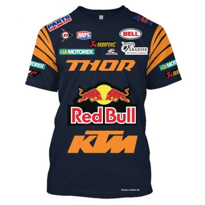 Tony Cairoli, Jorge Prado Hoodie Thor Red Bull Ktm Sweater Mxgp, Motocross, Thor Red Bull Ktm, Motorex, Akrapovic, Ama Personalized Hoodie