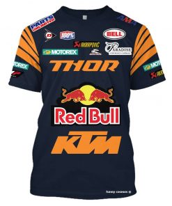 Tony Cairoli, Jorge Prado Hoodie Thor Red Bull Ktm Sweater Mxgp, Motocross, Thor Red Bull Ktm, Motorex, Akrapovic, Ama Racing Uniform