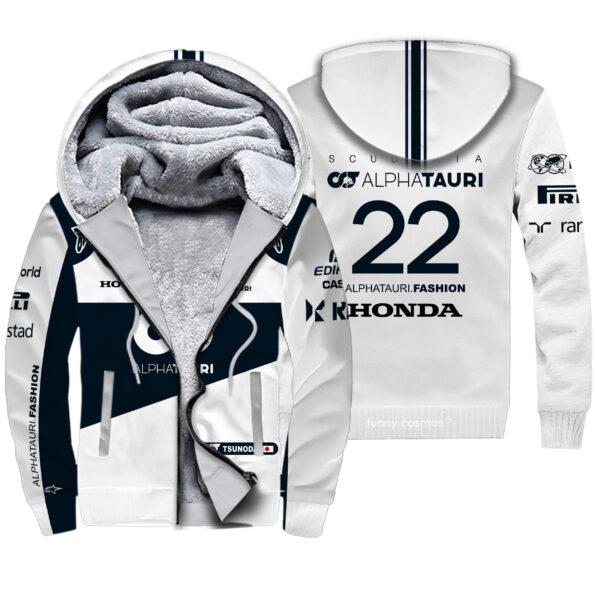 Yuki Tsunoda Formula 1 2022 Shirt Hoodie Racing Uniform Clothes Sweatshirt Zip Hoodie Sweatpant