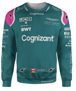 Lance Stroll Formula 1 2022 Shirt Hoodie Racing Uniform Clothes Sweatshirt Zip Hoodie Sweatpant