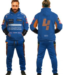 Lando Norris Formula 1 2022 Shirt Hoodie Racing Uniform Clothes Sweatshirt Zip Hoodie Sweatpant