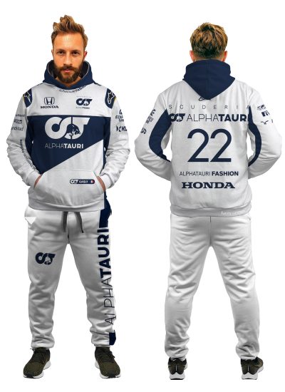 Pierre Gasly Formula 1 2022 Shirt Hoodie Racing Uniform Clothes Sweatshirt Zip Hoodie Sweatpant