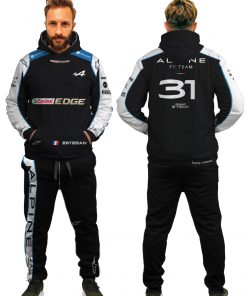 Esteban Ocon Formula 1 2022 Shirt Hoodie Racing Uniform Clothes Sweatshirt Zip Hoodie Sweatpant