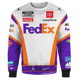Denny Hamlin Shirt Hoodie Racing Uniform Clothes Nascar 2022 Sweatshirt Zip Hoodie Sweatpant 24