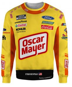 Ryan Newman Nascar 2022 Shirt Hoodie Racing Uniform Clothes Sweatshirt Zip Hoodie Sweatpant