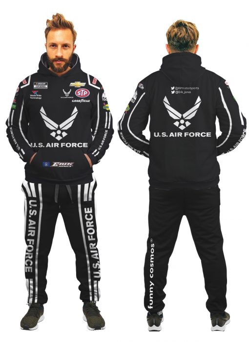 Erik Jones Nascar 2022 Shirt Hoodie Racing Uniform Clothes Sweatshirt Zip Hoodie Sweatpant