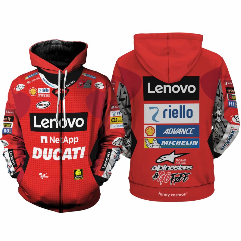 Francesco Bagnaia Motogp 2022 Shirt Hoodie Racing Uniform Clothes Sweatshirt Zip Hoodie Sweatpant