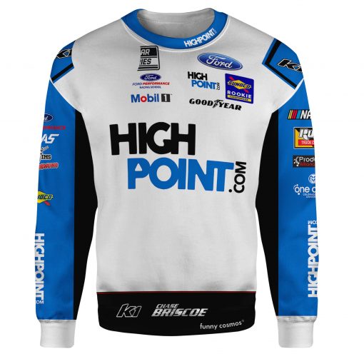 Chase Briscoe Nascar 2022 Shirt Hoodie Racing Uniform Clothes Sweatshirt Zip Hoodie Sweatpant