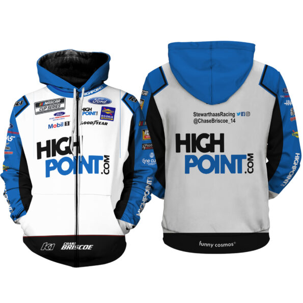 Chase Briscoe Nascar 2022 Shirt Hoodie Racing Uniform Clothes Sweatshirt Zip Hoodie Sweatpant