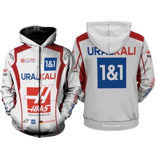 Mick Schumacher Formula 1 2022 Shirt Hoodie Racing Uniform Clothes Sweatshirt Zip Hoodie Sweatpant