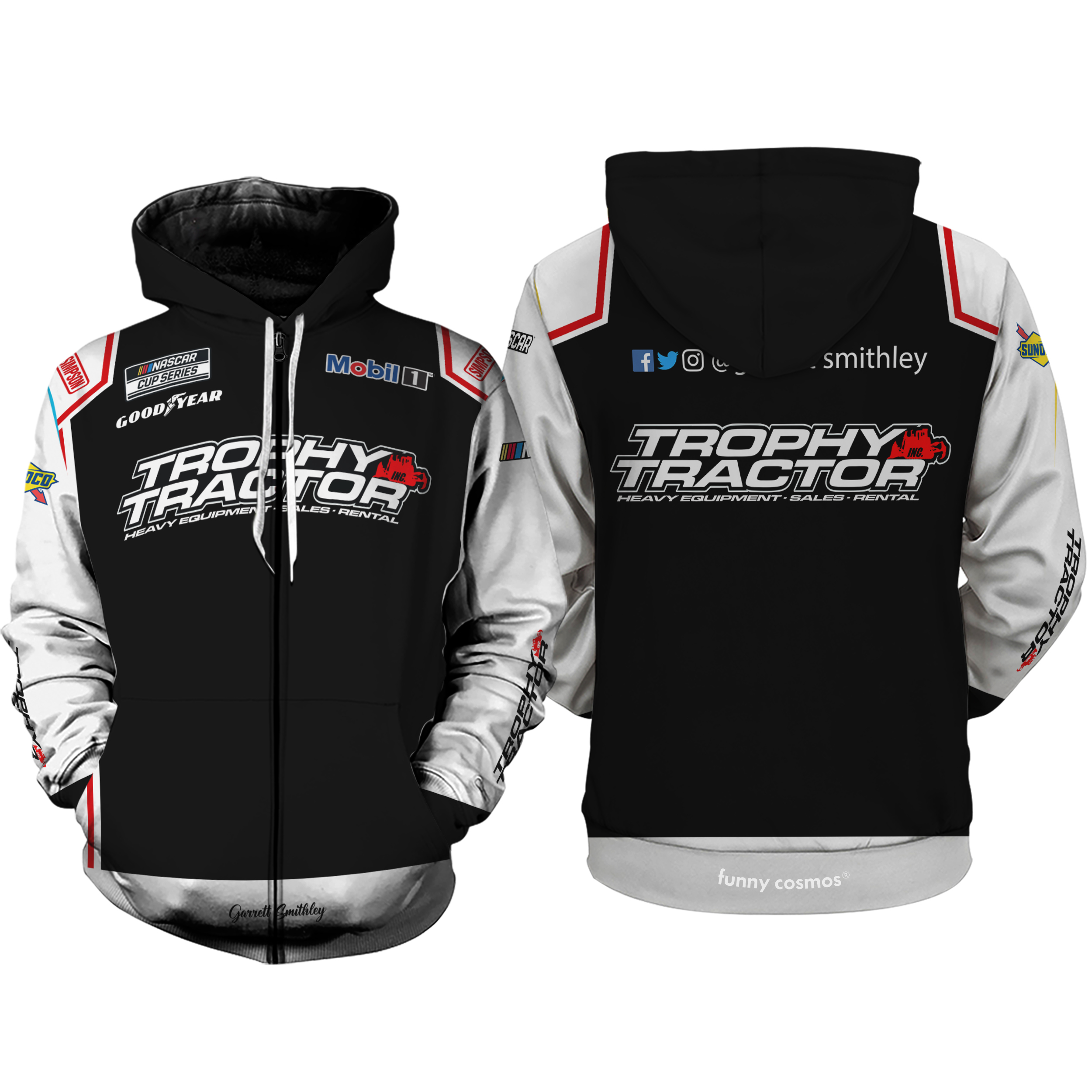 Garrett Smithley Nascar 2022 Shirt Hoodie Racing Uniform Clothes ...