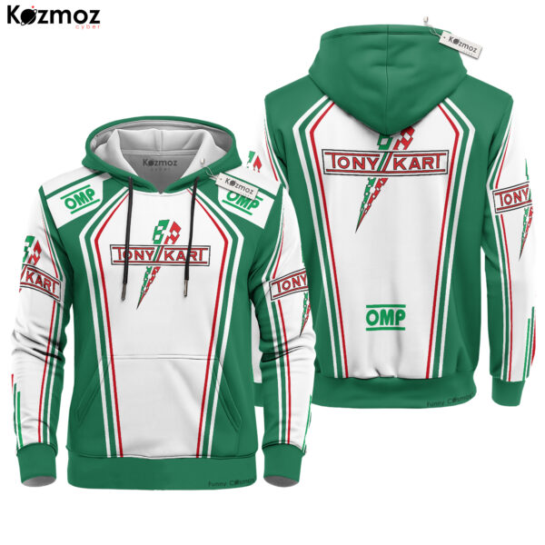 Hoodie Tony Kart, Go Kart, Karting Sweater Tony Kart 2016, Omp Racing Uniform