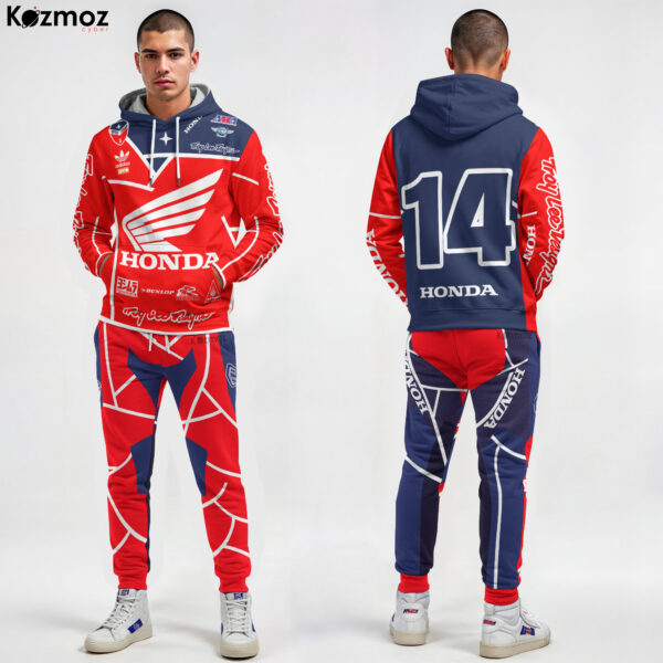 Honda HRC Motocross Hoodie Racing Uniform - Honda HRC Racing Team