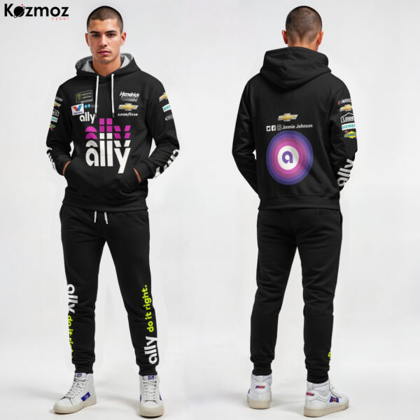 Ally Jimmie Johnson Hoodie & Jogger Set - NASCAR Racing Team