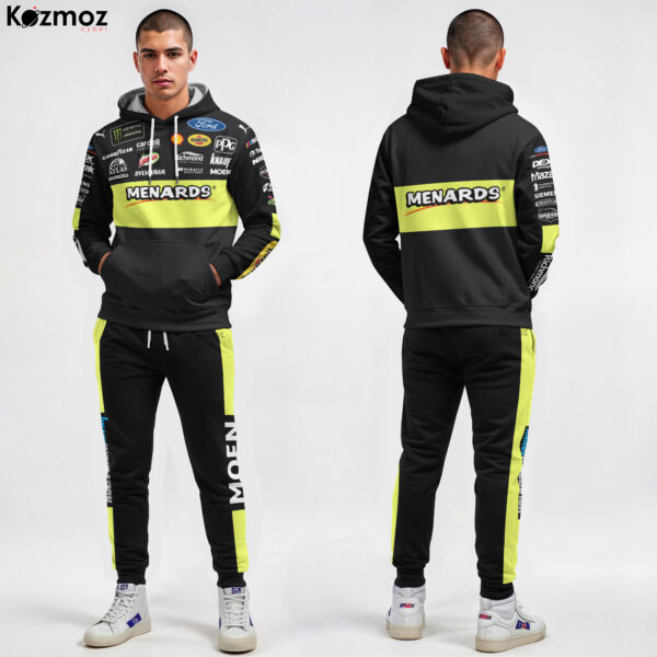 Ryan Blaney Shirt Hoodie Racing Uniform Clothes Nascar Sweatshirt Zip Hoodie Sweatpant