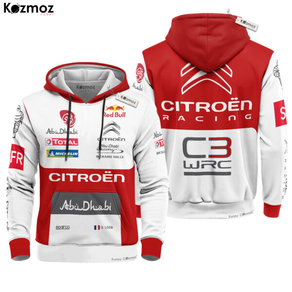 S?bastien Loeb Shirt Hoodie Racing Uniform Clothes Sweatshirt Zip Hoodie Sweatpant