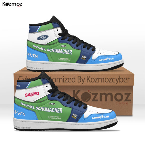 Benetton Michael Schumacher Custom Shoes B194 Livery 1994 Racing Shoes