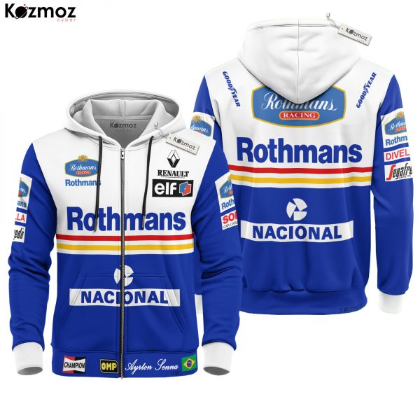 Rothmans Nacional Ayrton Senna ジャージ Ayrton Senna Racing Costume Rothmans 1994 Collection – Williams