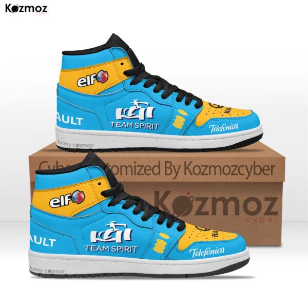 Renault Fernando Alonso Custom Shoes 2006 Livery R26 Racing Shoes
