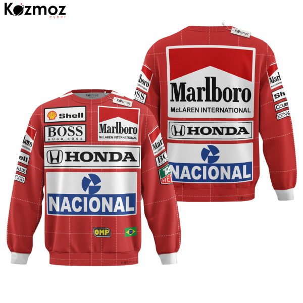 1988 Magic Senna Marlboro McLaren Honda Race Suit - Authentic Racing Team - 9