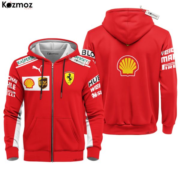 2019 Sebastian Vettel SF Racing Team Race Suit Collection - Racing Team - 8