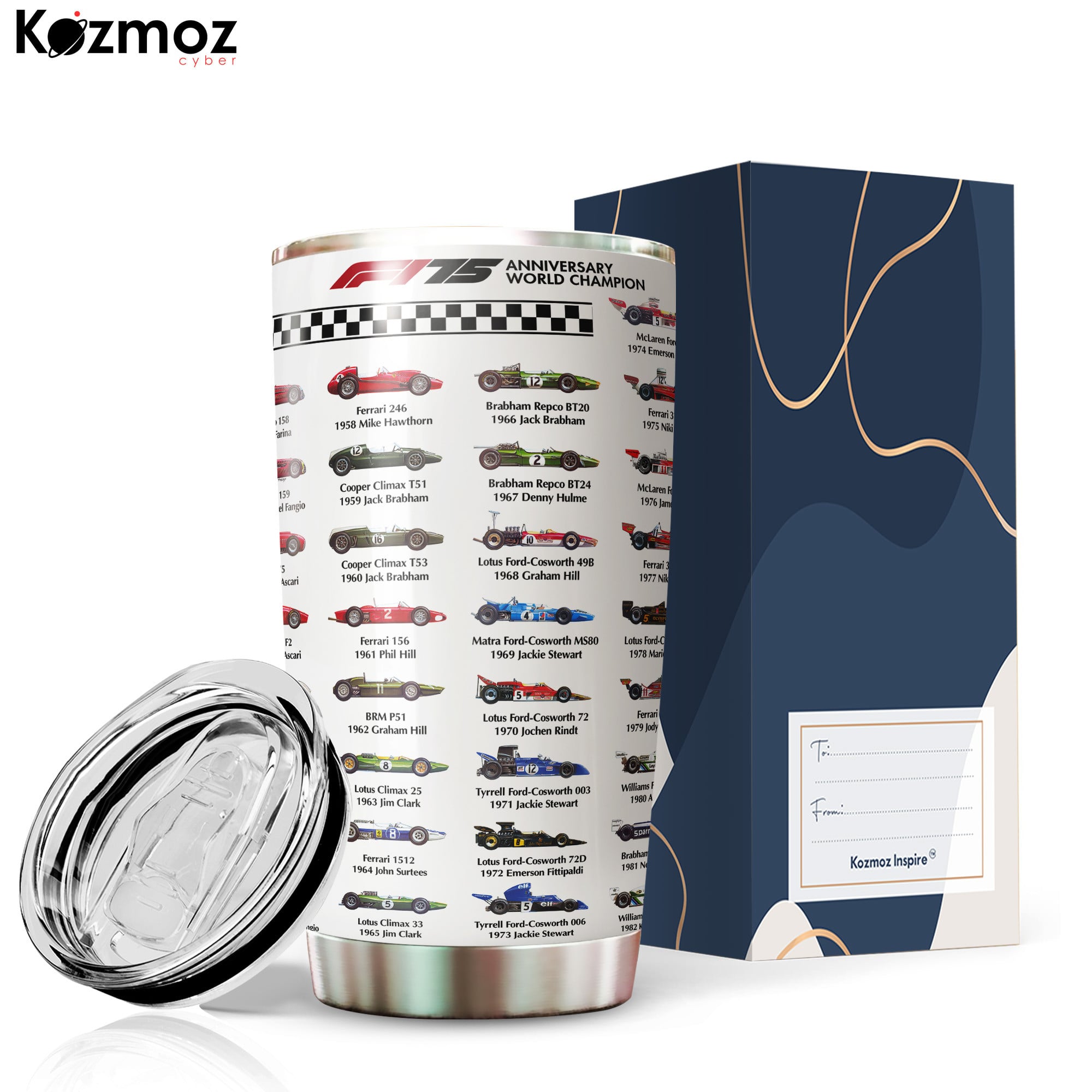 75th Anniversary Tumbler - 75th Anniversary World Champion Tumbler Stainless Steel
