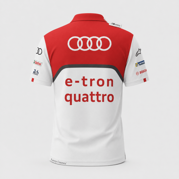 Tom Kristensen Legends Audi's Le Man 24h 2013 Custom Polo Shirt - 6