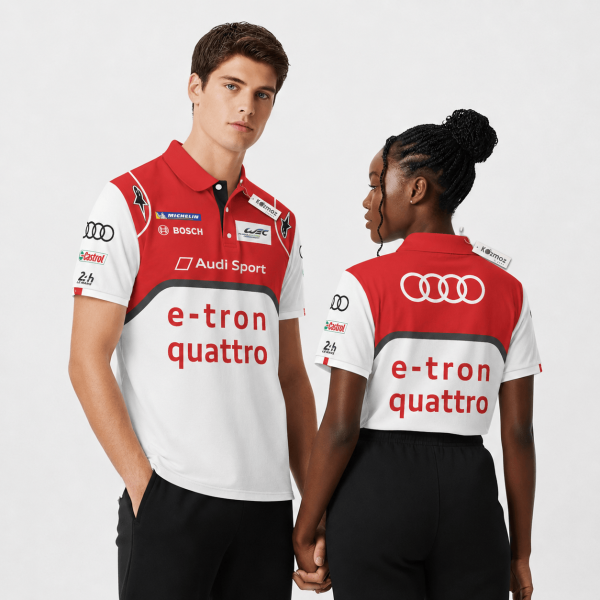 Tom Kristensen Legends Audi's Le Man 24h 2013 Custom Polo Shirt