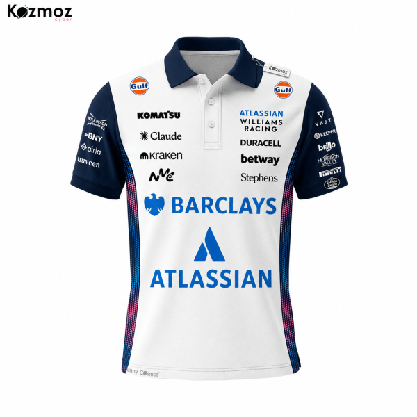 Williams MonacoGP 2026 F1 Team Edition Custom Polo Shirt - 4