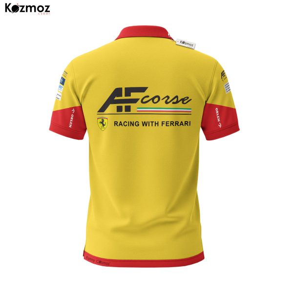 AF Corse Racing Shirt Polo - Le Mans 24h Motorsport Fans Gear Tee - 7